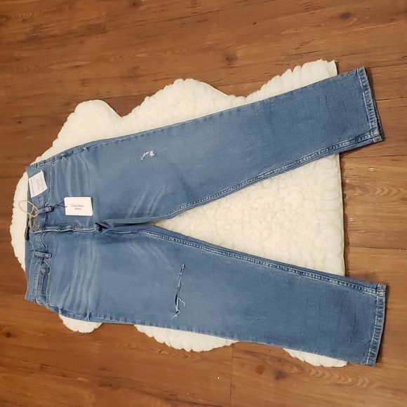 Calvin Klein Jeans Mid Rise Slim Boyfriend Size 4/27 - Picture 1 of 6